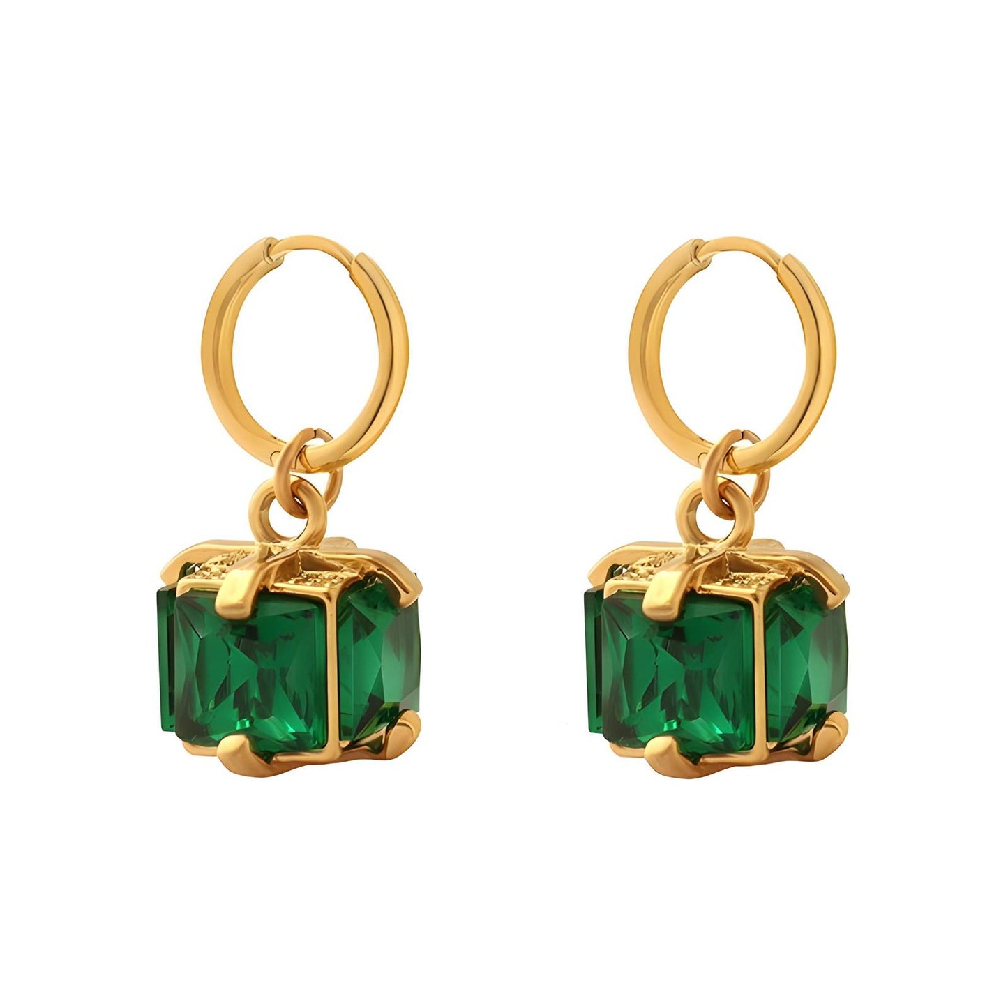 Esmeralda 18k Gold Plated Earings