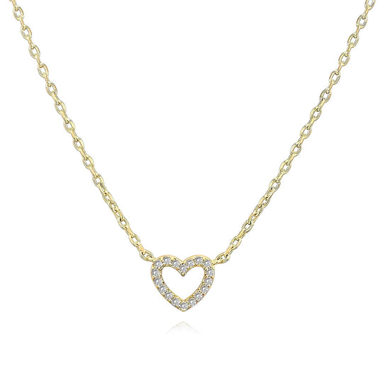 18K GOLD PLATED Heart Necklace